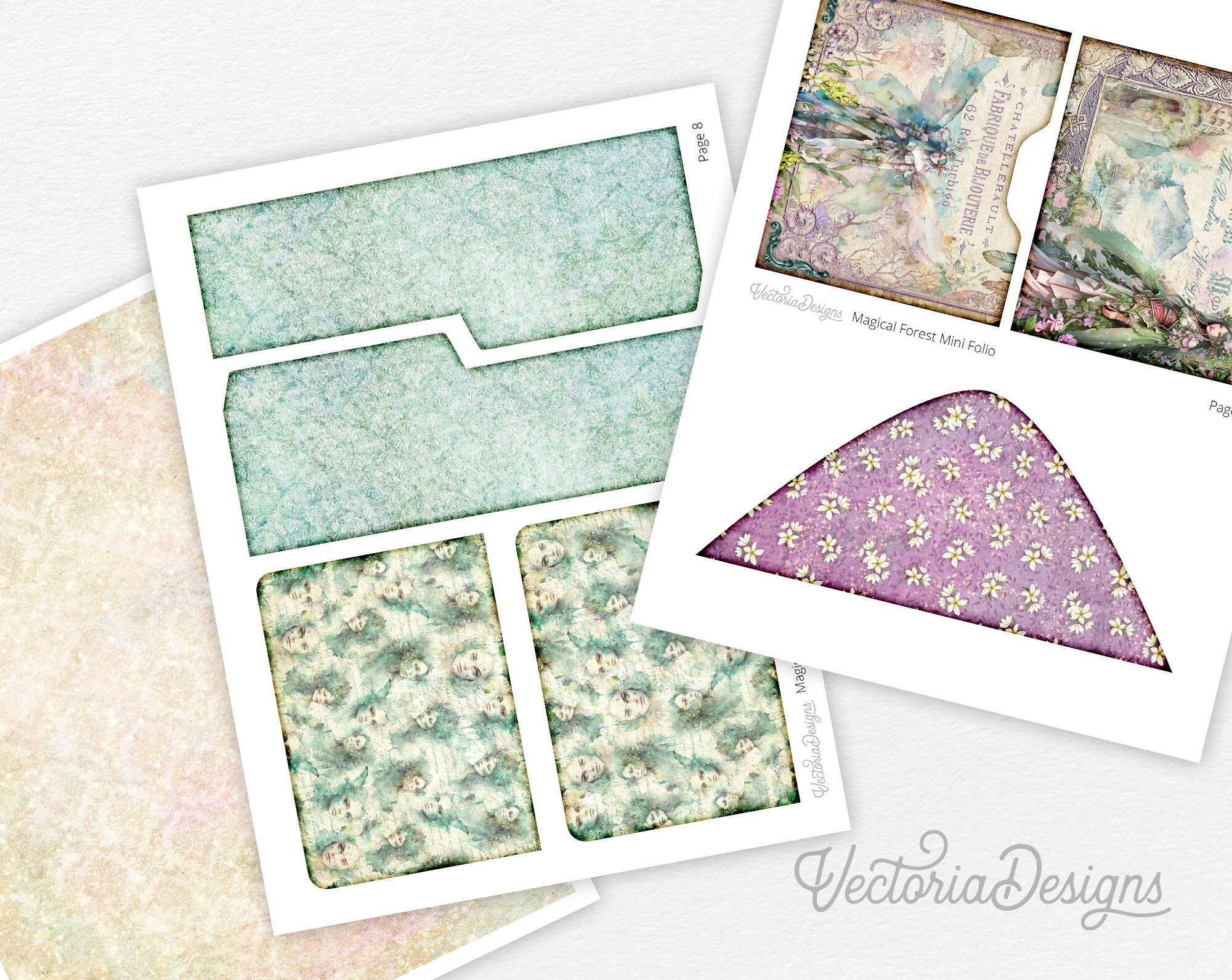 Magical Forest Mini Project Folio Craft Kit Vacation Crafts Folio within Vectoria Designs Free Printables