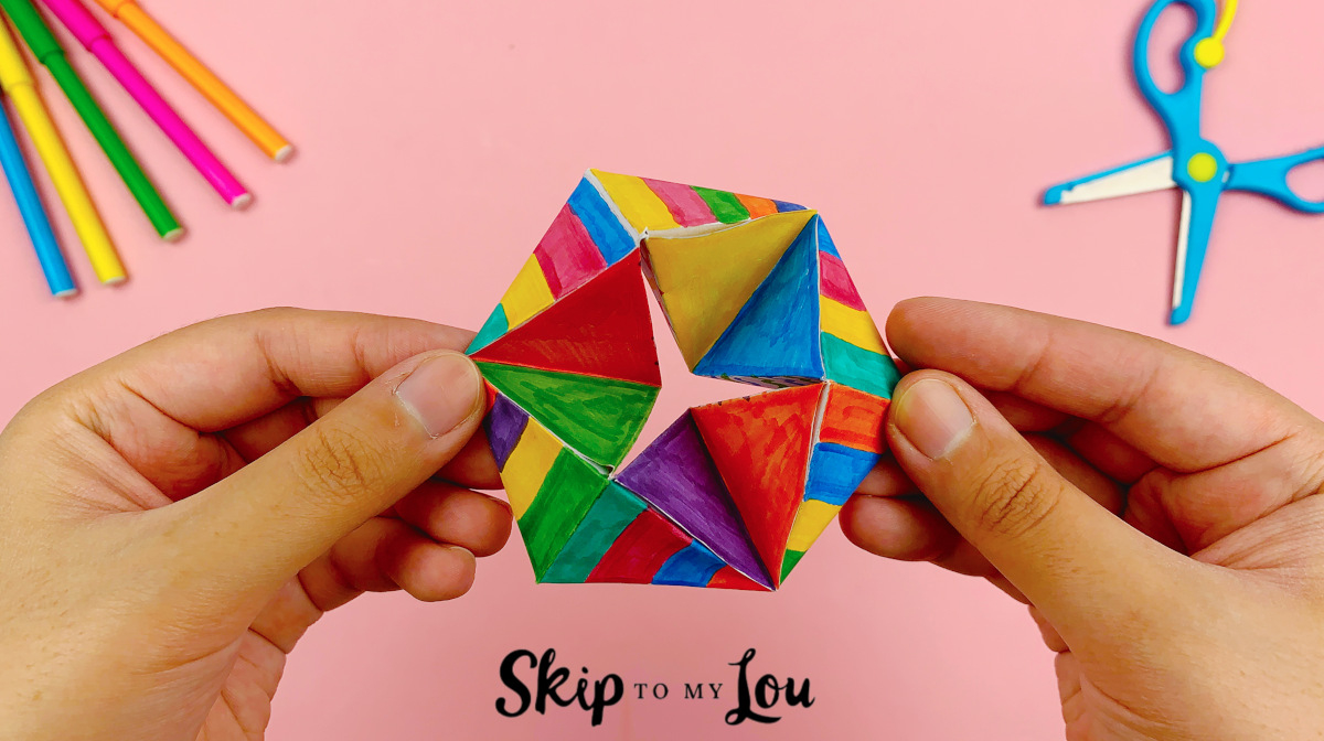 Make A Flextangle (With Free Printable Template!) | Skip To My Lou within Free Printable Thanksgiving Flextangle Templates