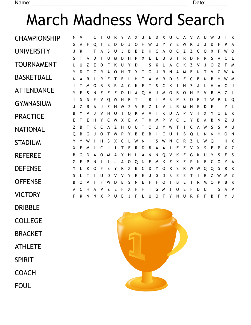 March Word Search - Wordmint for March Word Search Free Printable