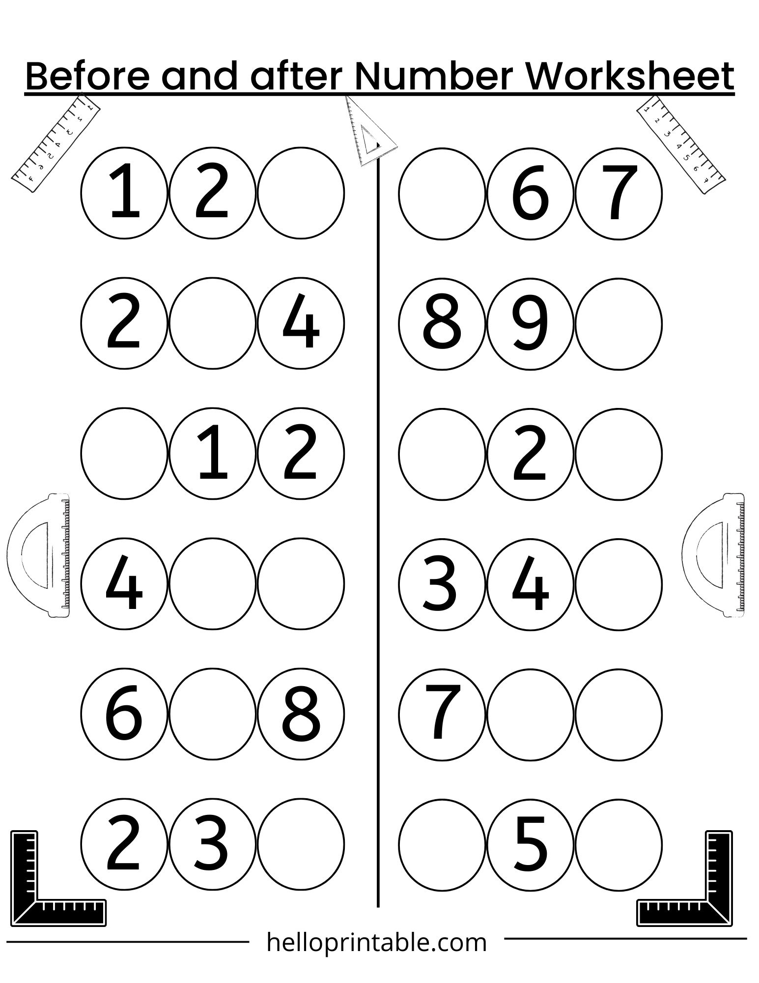 Math Practice Worksheets For Preschool And Kindergarten Kids with regard to Printable Kindergarten Math Worksheets
