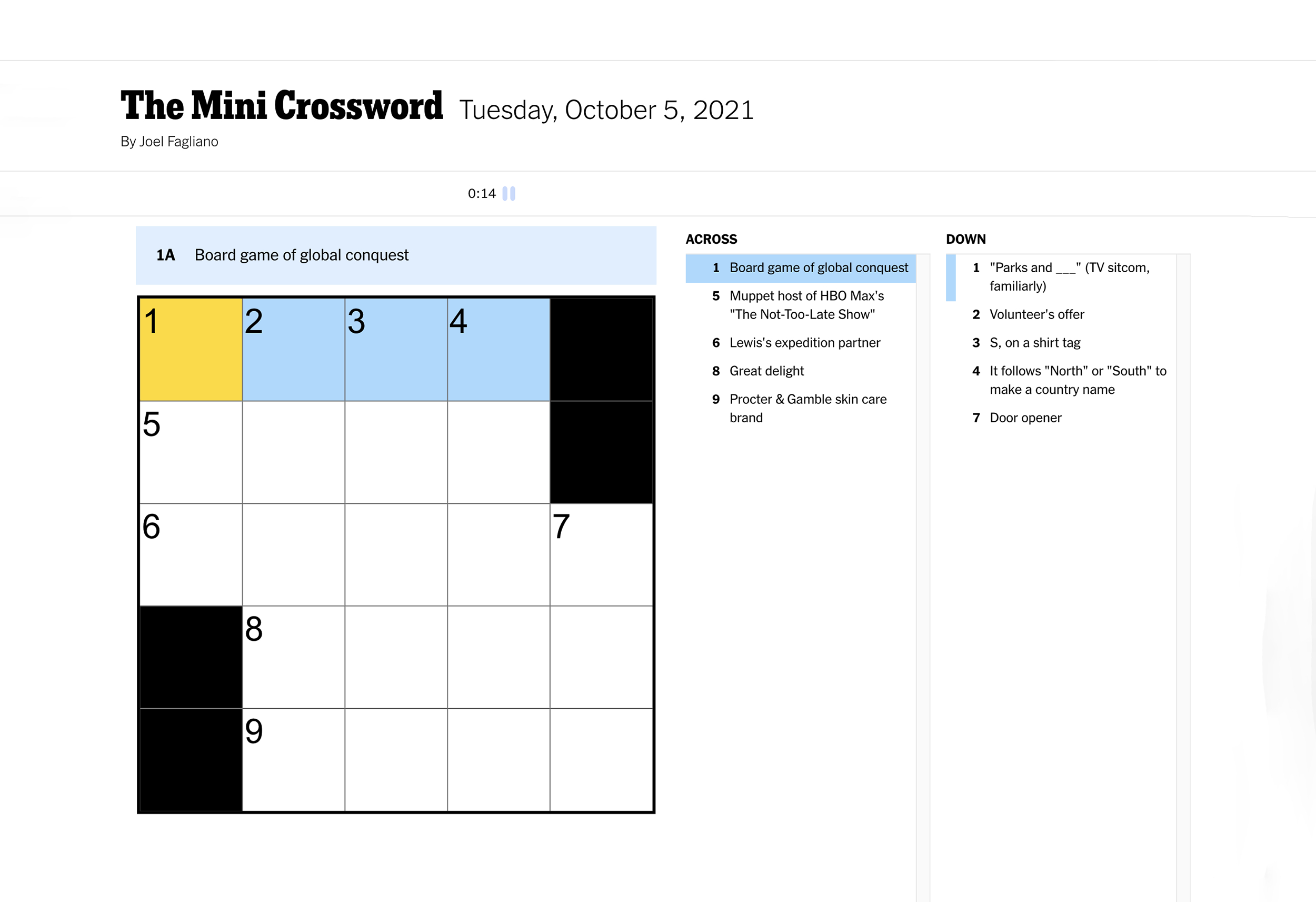 Meet The Mini, The Little Puzzle That Helped Launch 930,000 pertaining to Nyt Mini Crossword Today Free Printable