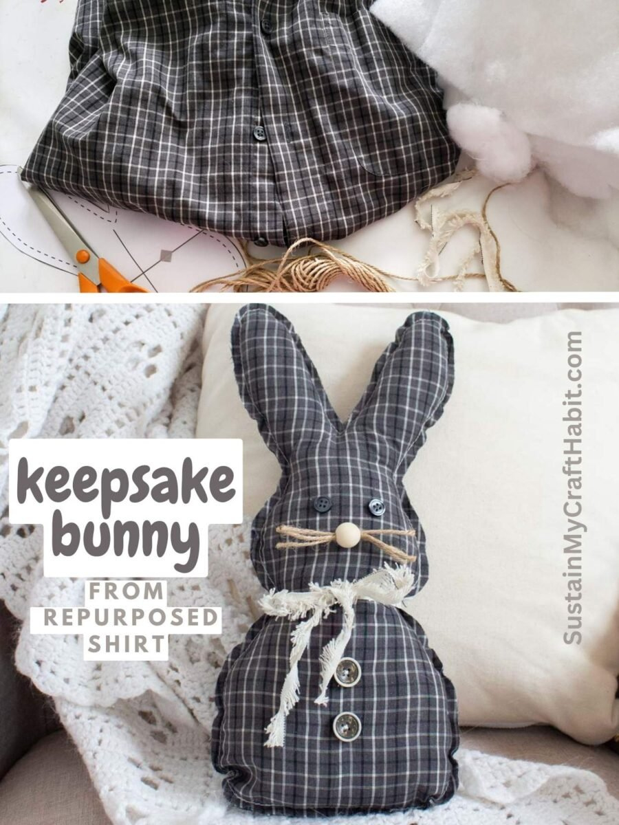 Memory Bunny Craft With Free Printable Pattern – Sustain My Craft with regard to Bunny Sewing Patterns Printables Free