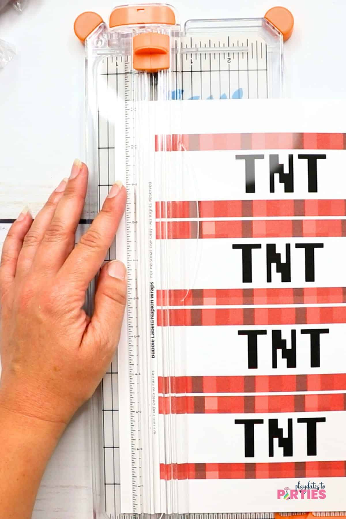 Minecraft Tnt Party Treats (Free Printable) regarding Free Printable Minecraft Tnt Labels
