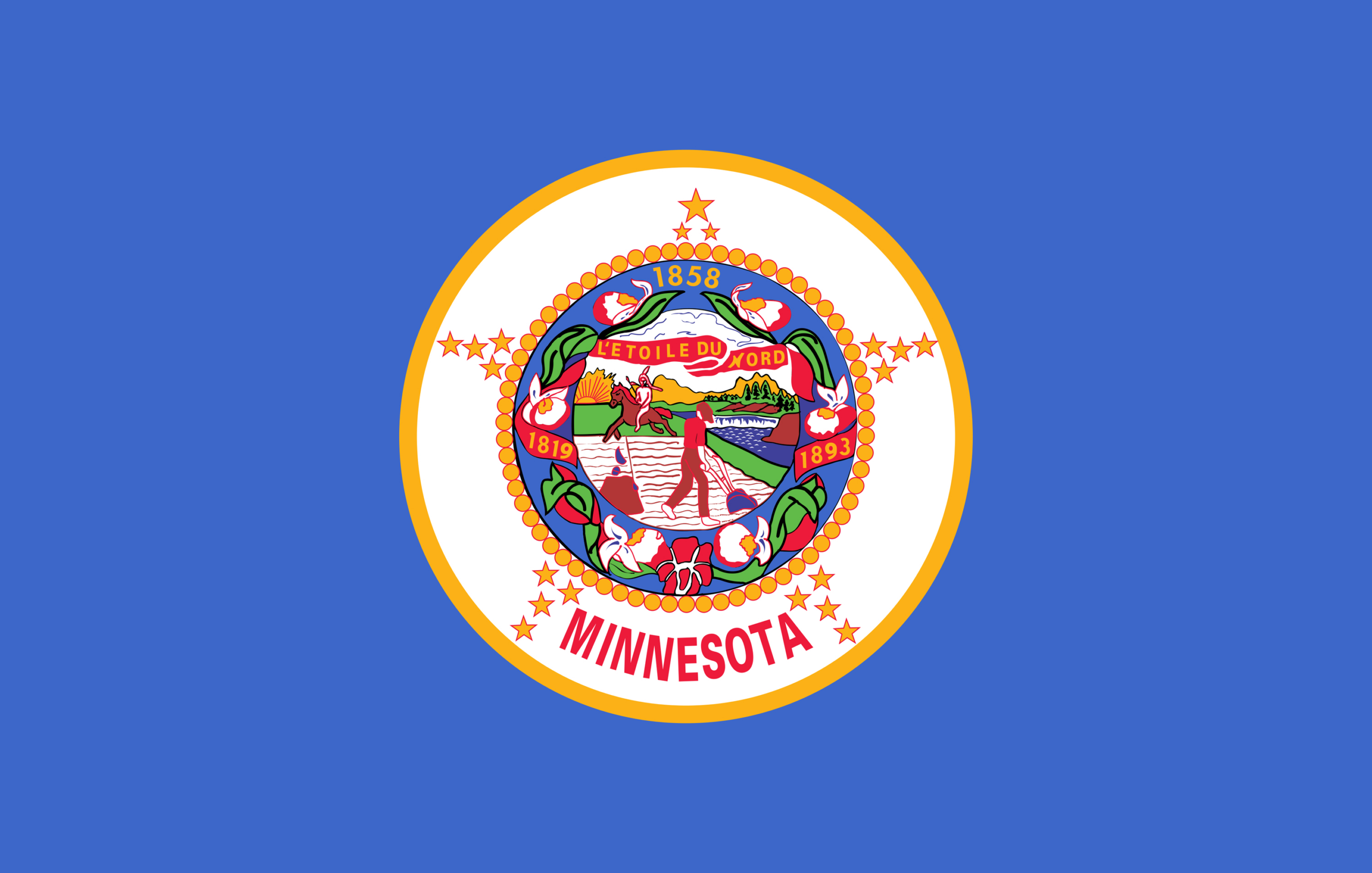 Minnesota Flag pertaining to Printable Minnesota State Flag