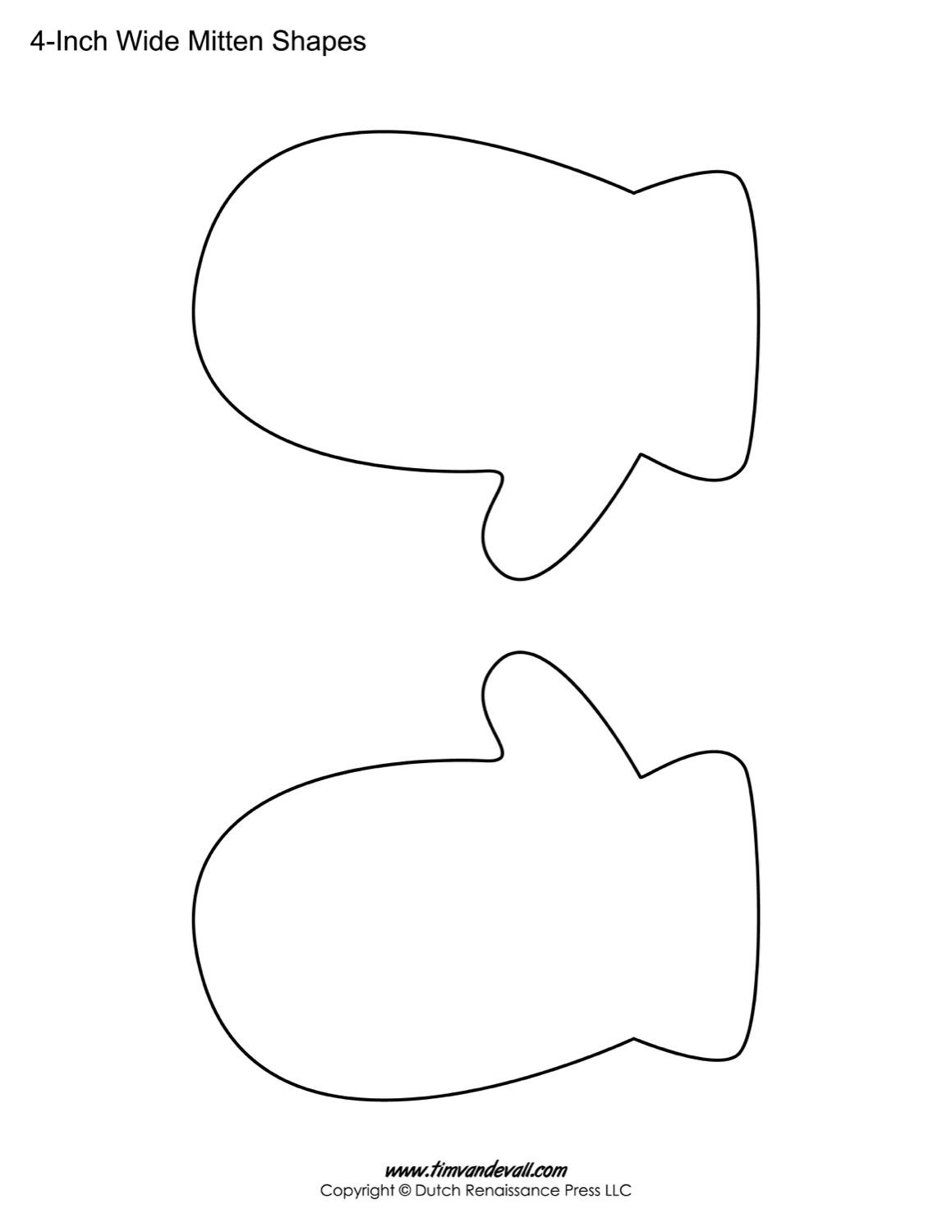 Mitten Outline Printable - Printable Party Favors regarding Mitten Cut Out Printable