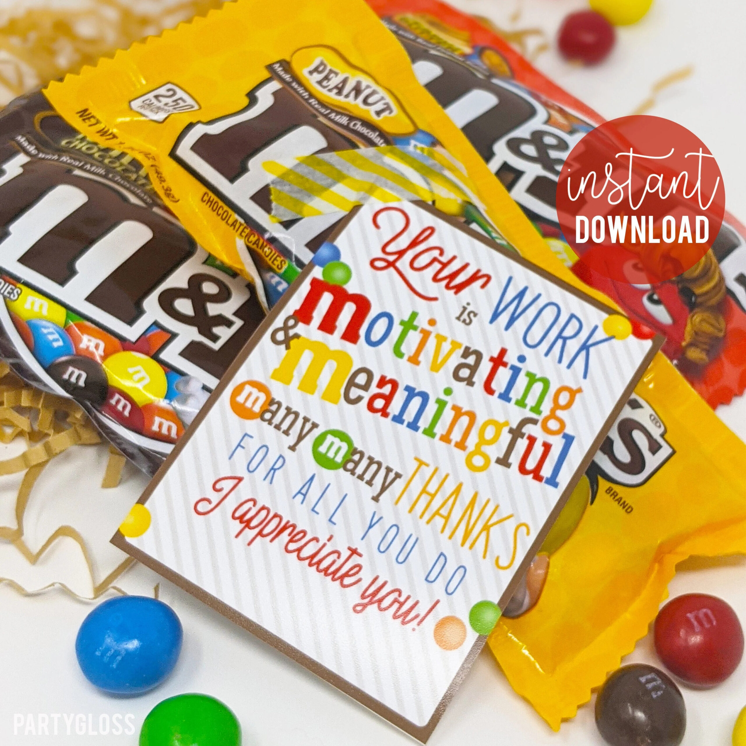 M&amp;amp;M Teacher Appreciation Printable - Printable Party Favors with regard to M M Appreciation Printable Free
