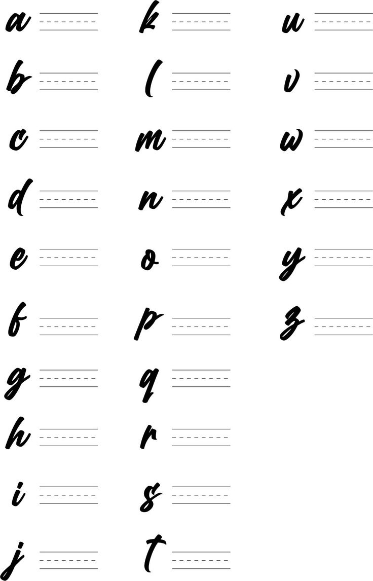 Modern Calligraphy Practice Sheets - 7 Free Pdf Printables with Modern Calligraphy Practice Sheets Printable Free
