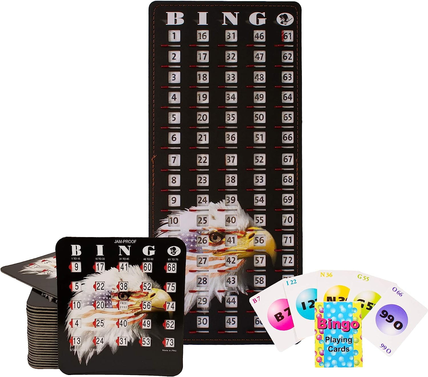 Mr Chips Jam-Proof Bingo Cards With Sliding Windows - 25 Reusable pertaining to Mr Chips Bingo Cards