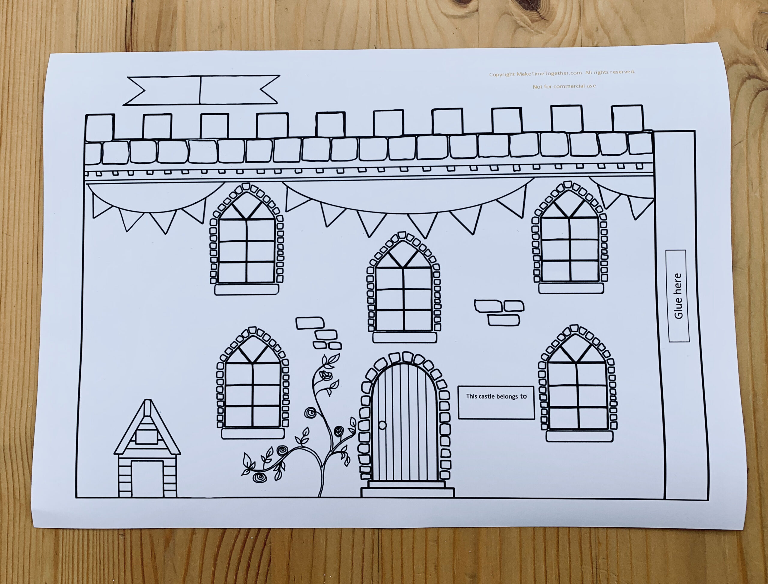 My Family Printable Castle Activity – Make Time Together with Cut Out Castle Template Printable