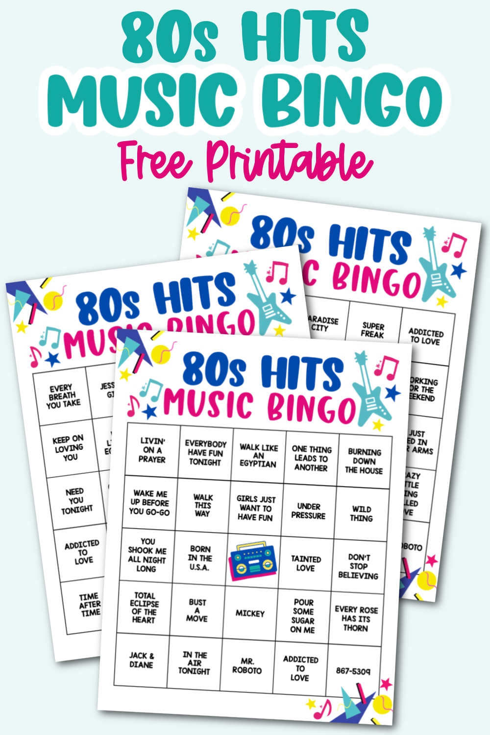 Myfreebingocards - ♫ Disney Songs ♫ Bingo for Music Bingo Cards Free