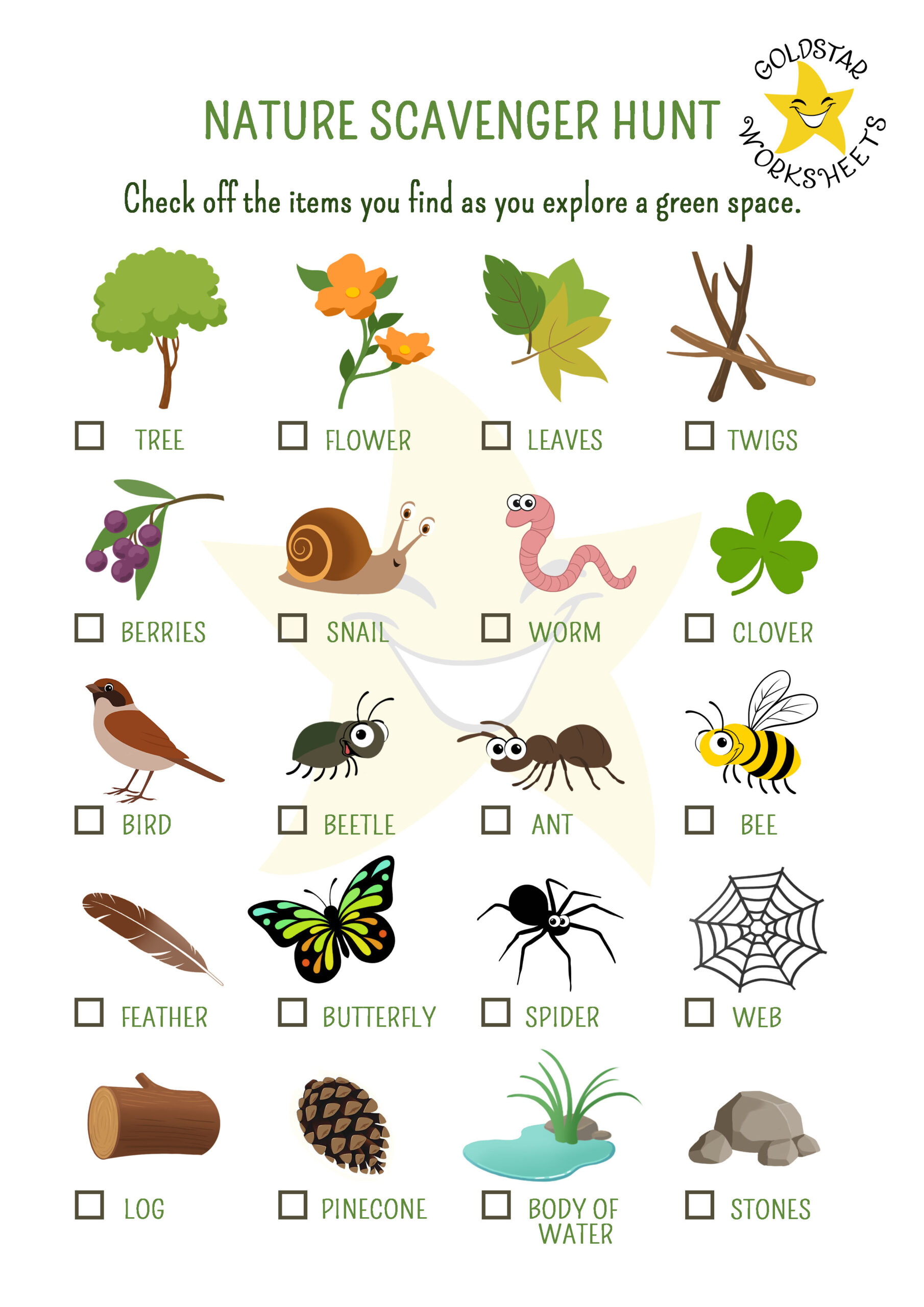 Nature Scavenger Hunt Pdf: Explore, Learn, And Discover! throughout Free Printable Nature Scavenger Hunt