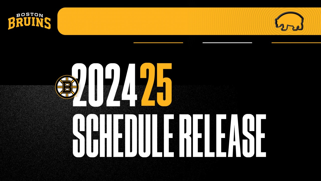 Nhl Announces Boston Bruins 2024-25 Regular Season Schedule pertaining to Boston Bruins Schedule 2025 24 Printable Free