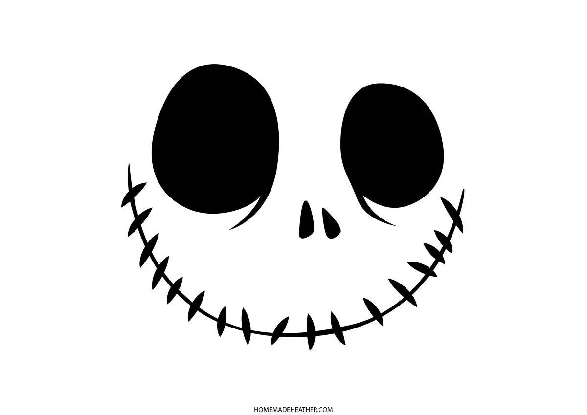 Nightmare Before Christmas: Jack Skellington (Free Pumpkin Stencil regarding Jack Skellington Stencil Free Printable