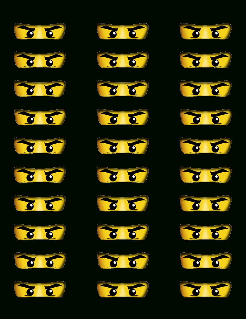 Ninjago Lollipops And Printable Ninjago Eyes - Worksheets Library for Ninjago Eyes Free Printable