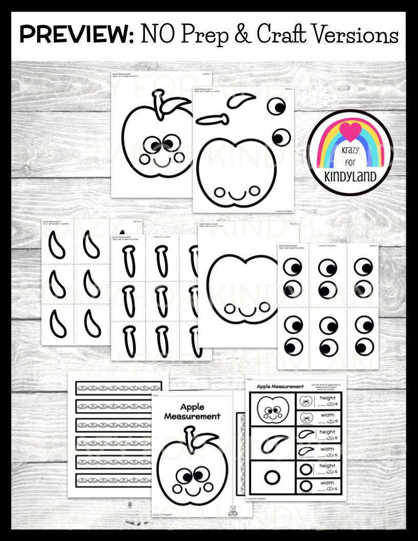 Number Sense, Measuring, Place Value For Kindergarten: Apple, Leaf in Printable Apple Place Value Worksheet