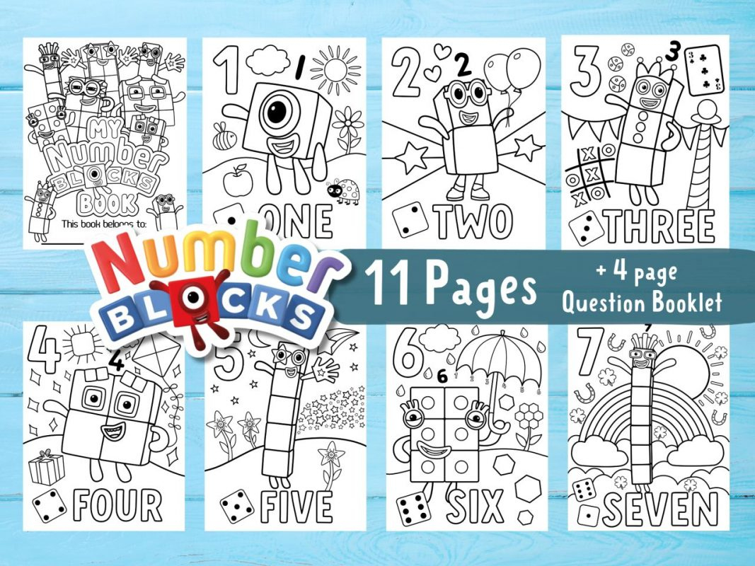 Numberblocks Craft With Printable - Free Download - Kindred + Willow inside Numberblocks Printables Free Download