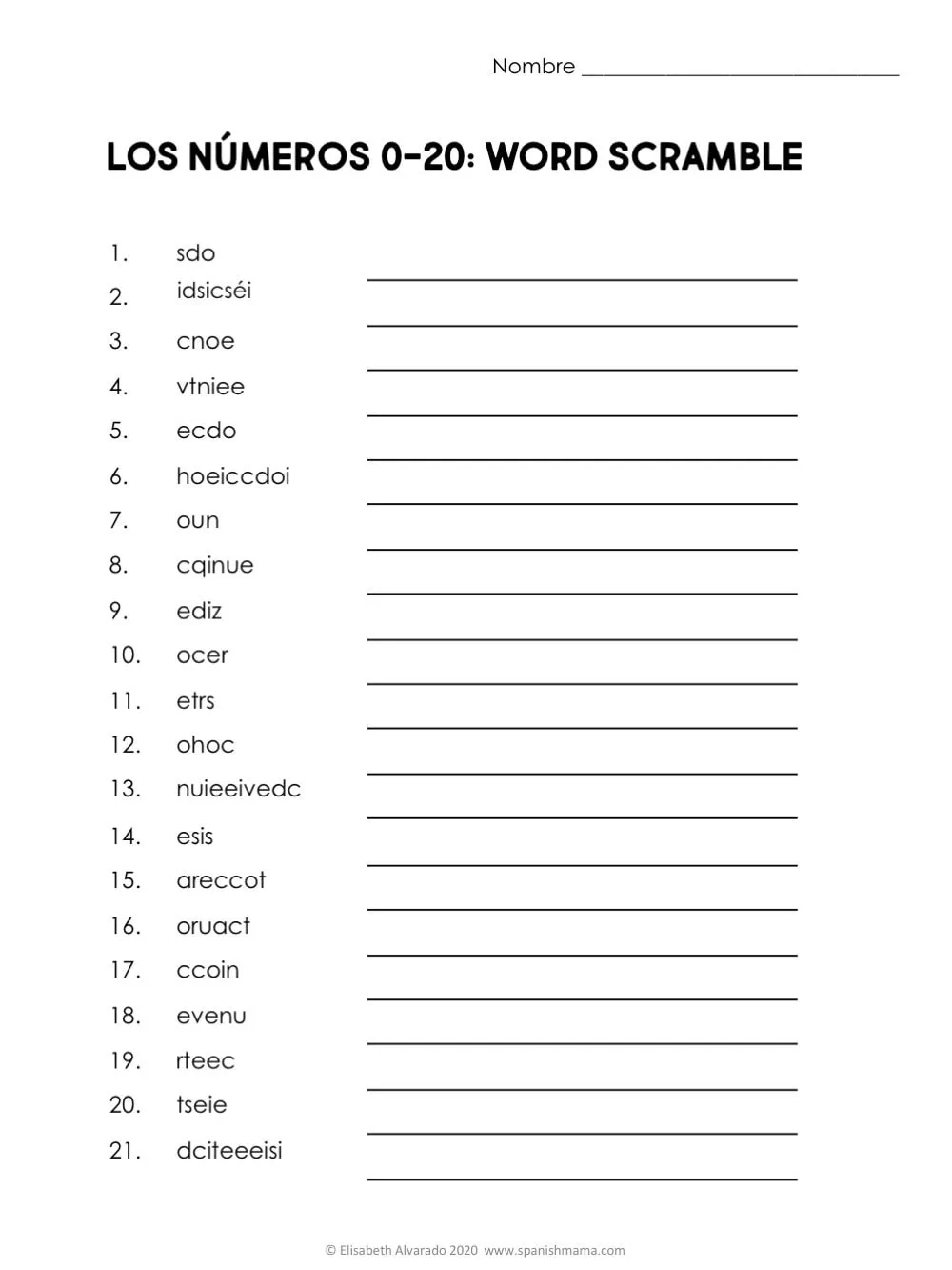 Numbers In Spanish Worksheets And How To Count 1-1000 regarding Printable Spanish Numbers 1 20 Worksheet
