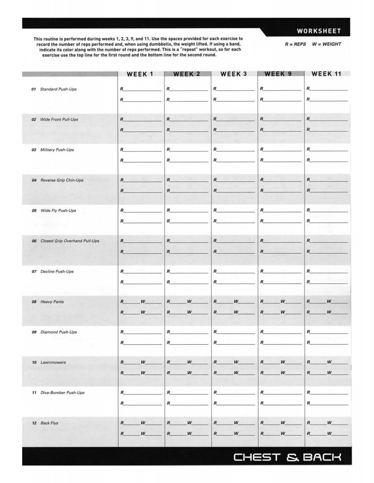 P90X Workout Sheets - Decidetostayfit in Free Printable P90x Workout Schedule