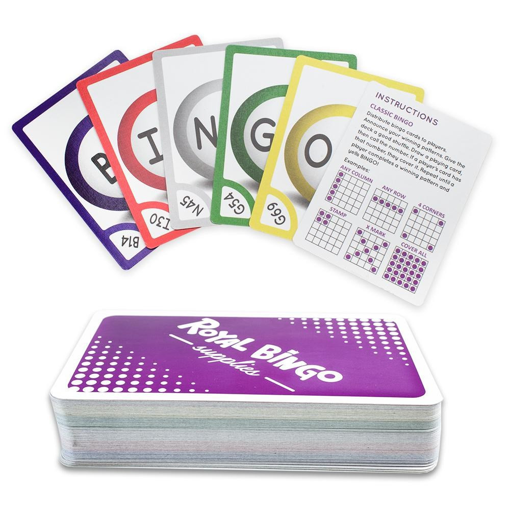 Pack Of 81 Bingo Calling Cards - Pocket-Sized, Easy-Read | Gbin-801 throughout Bingo Calling Card Deck