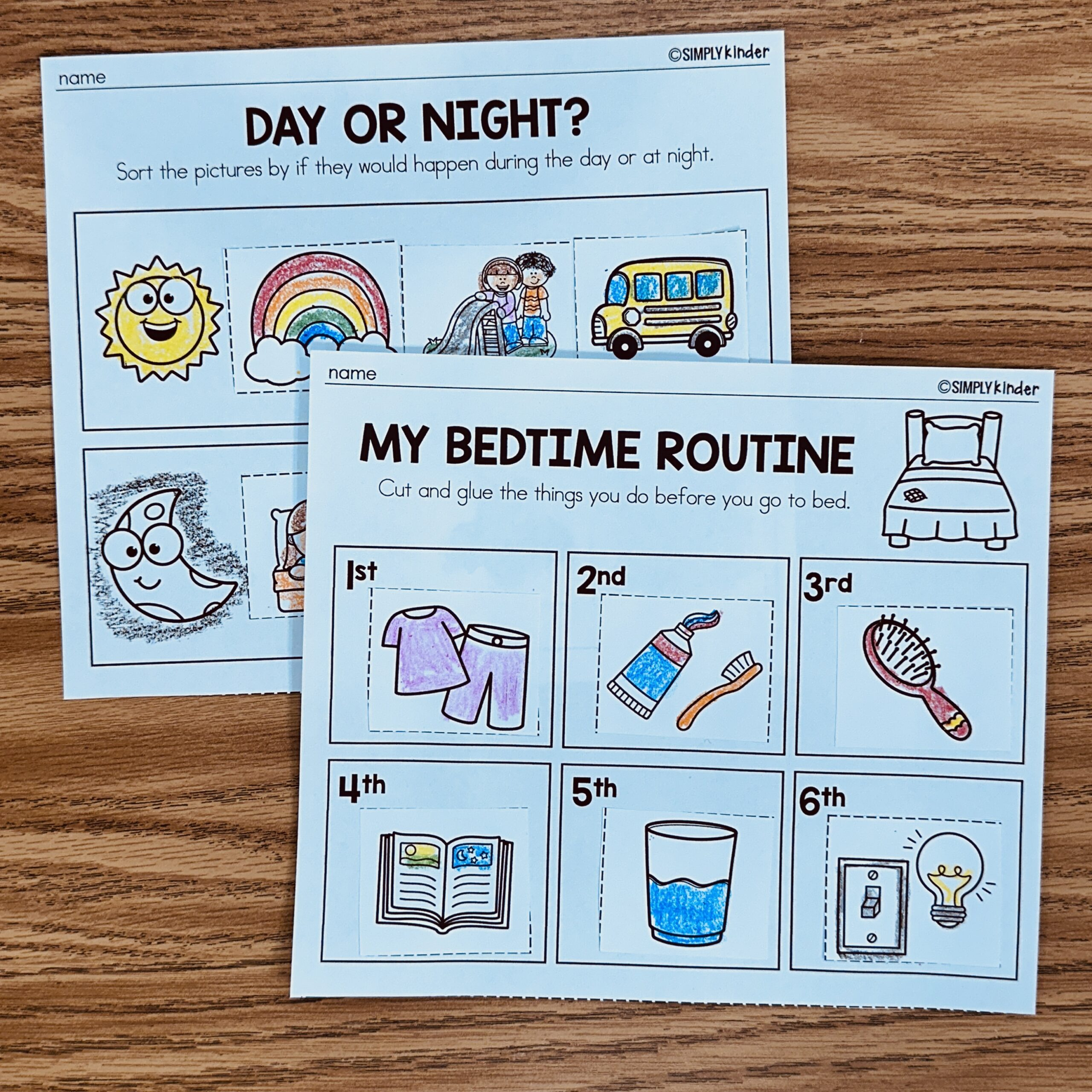 Pajama Day Winter Theme Printables - Simply Kinder Plus regarding Pajama Day Printable Activities