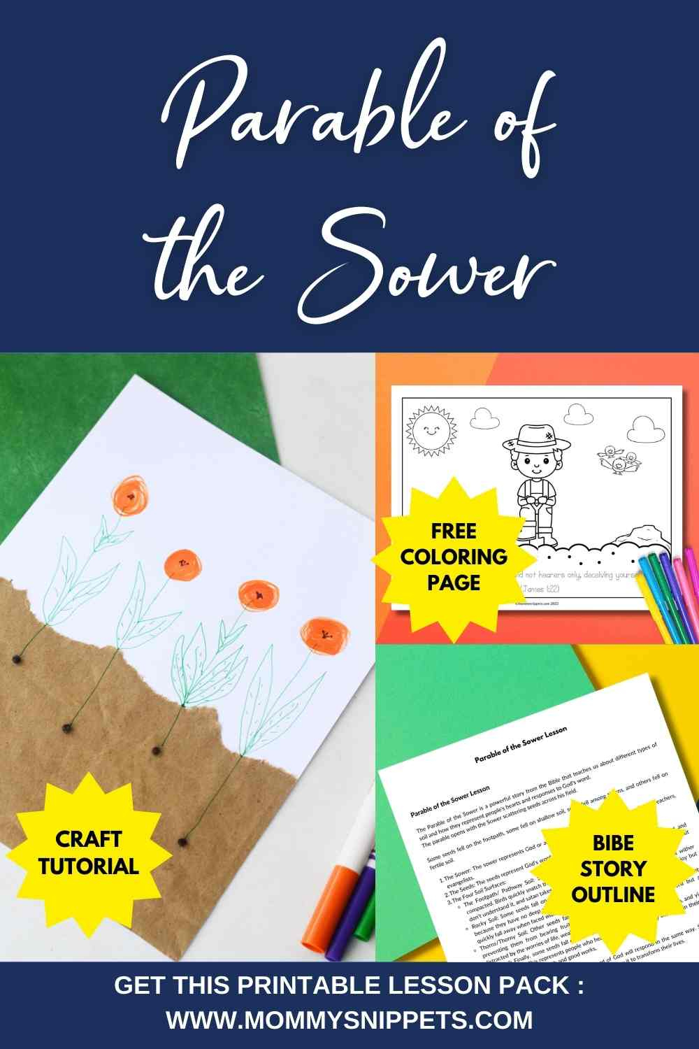 Parable Of The Sower Lesson Craft For Kids - Mommy Snippets in Parable of the Sower Free Printables