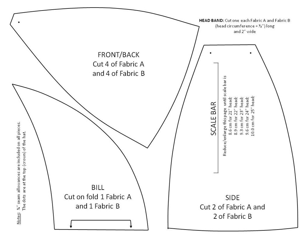 Pattern For A Reversible Welding Hat | Modified From A Worn-… | Flickr regarding Free Printable Welding Cap Patterns