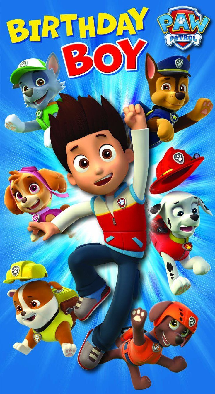 Paw Patrol Birthday, Paw Patrol Birthday Card, Paw Patrol Birthday within Paw Patrol Birthday Printables Free