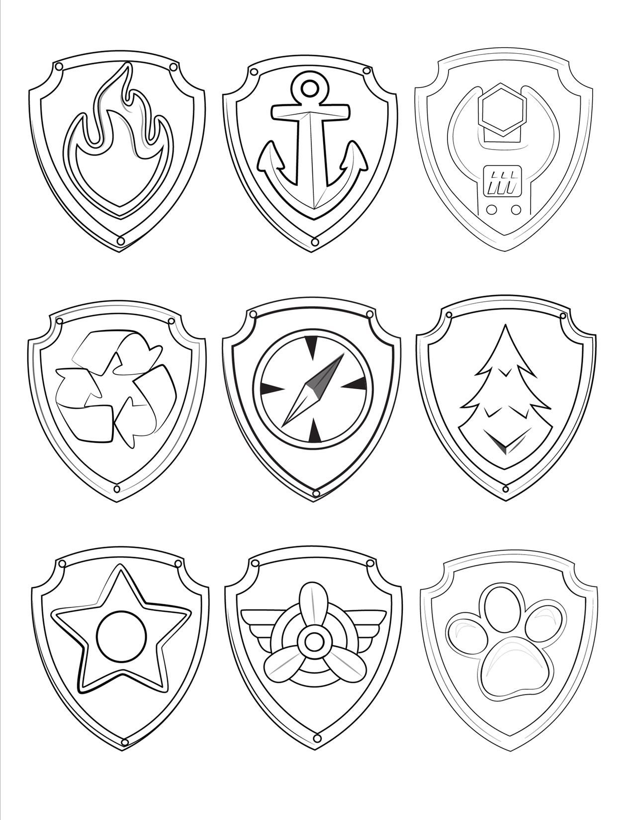 Paw Patrol Birthday within Free Printable Paw Patrol Badge Template