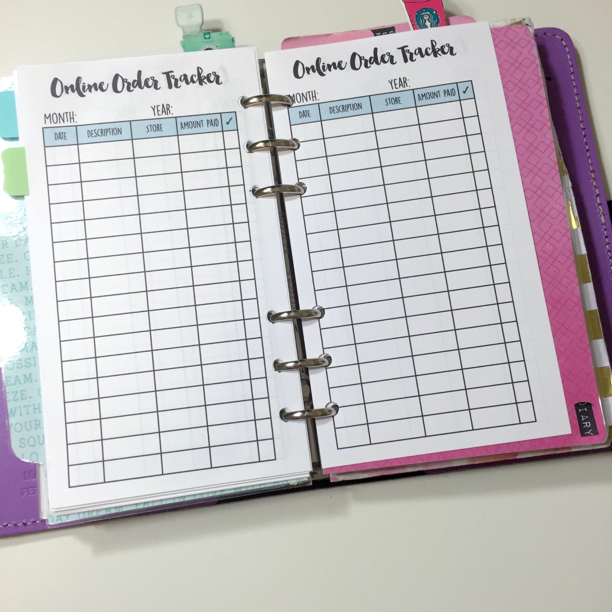 Personal &amp;amp; Business Financial Filofax Sections + Free Printables regarding Filofax Printables A5 Free