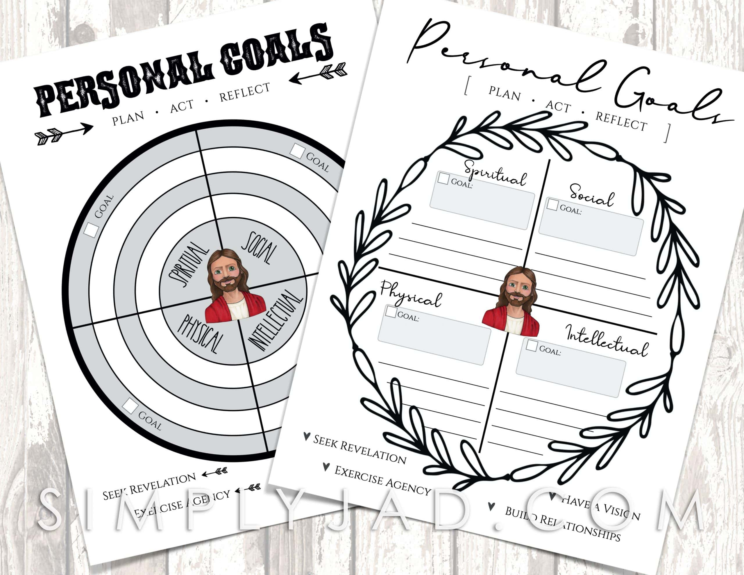 Personal Goals For Children And Youth-Plus Free Printable regarding Lds Youth Goal Sheet Free Printable