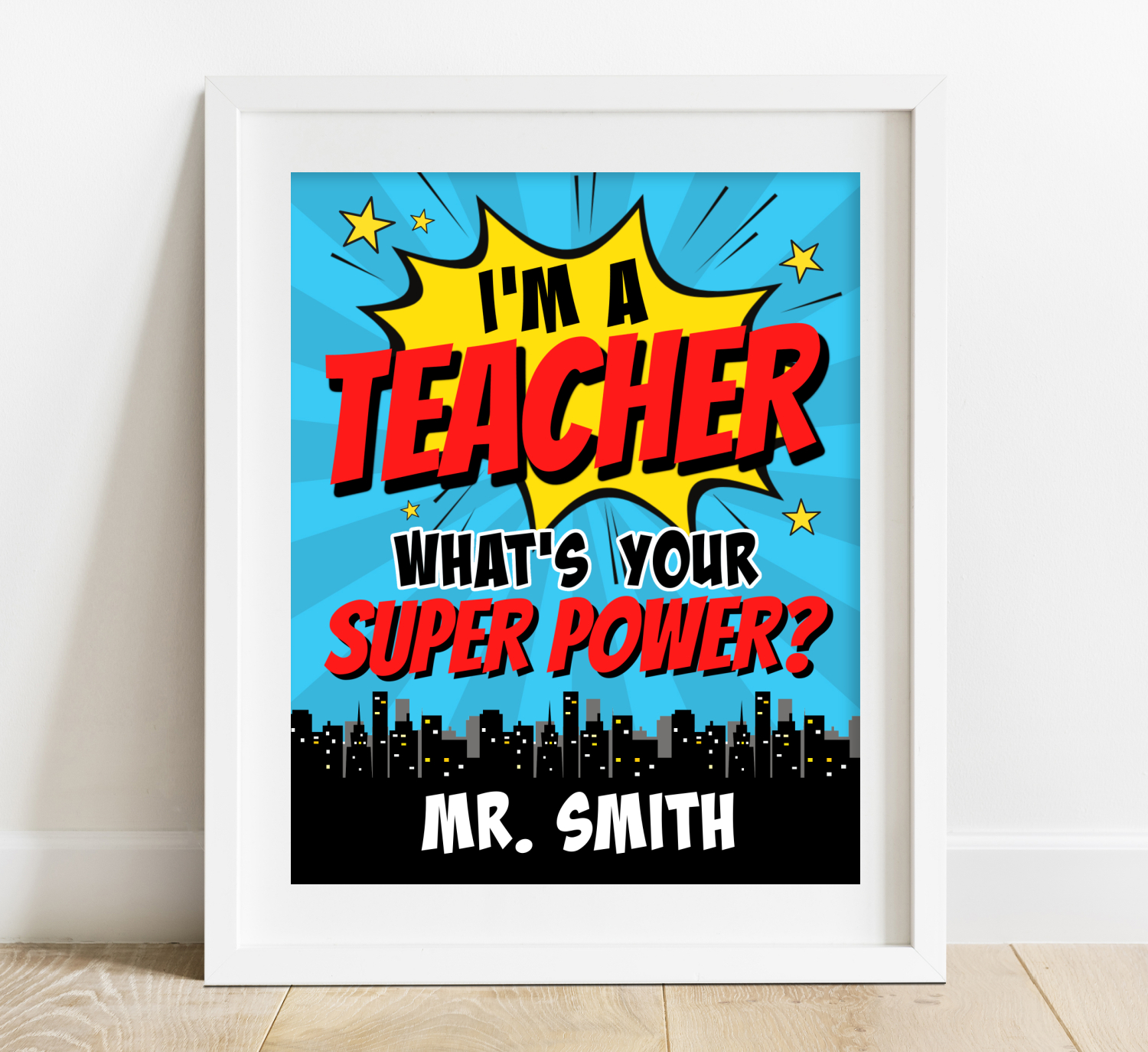 Personalized Superhero Teacher Printables - Kara Creates within Superhero Teacher Appreciation Free Printables