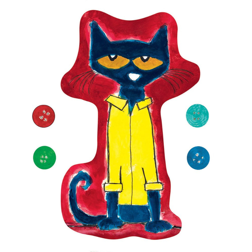 Pete The Cat And His Four Groovy Buttons Felt Set - 14 Pieces with regard to Printable Pete the Cat and His Four Groovy Buttons