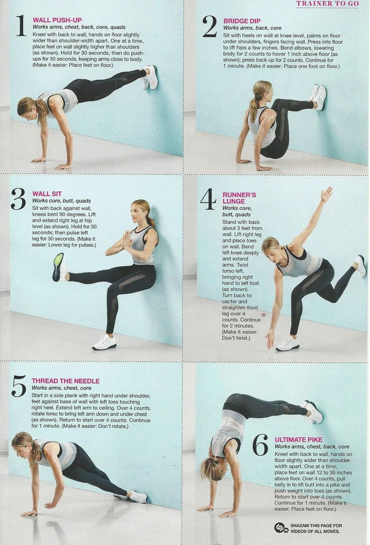Pilates Workout Routine, Wall Workout, Beginner Pilates Workout inside Wall Pilates Chart Free Printable