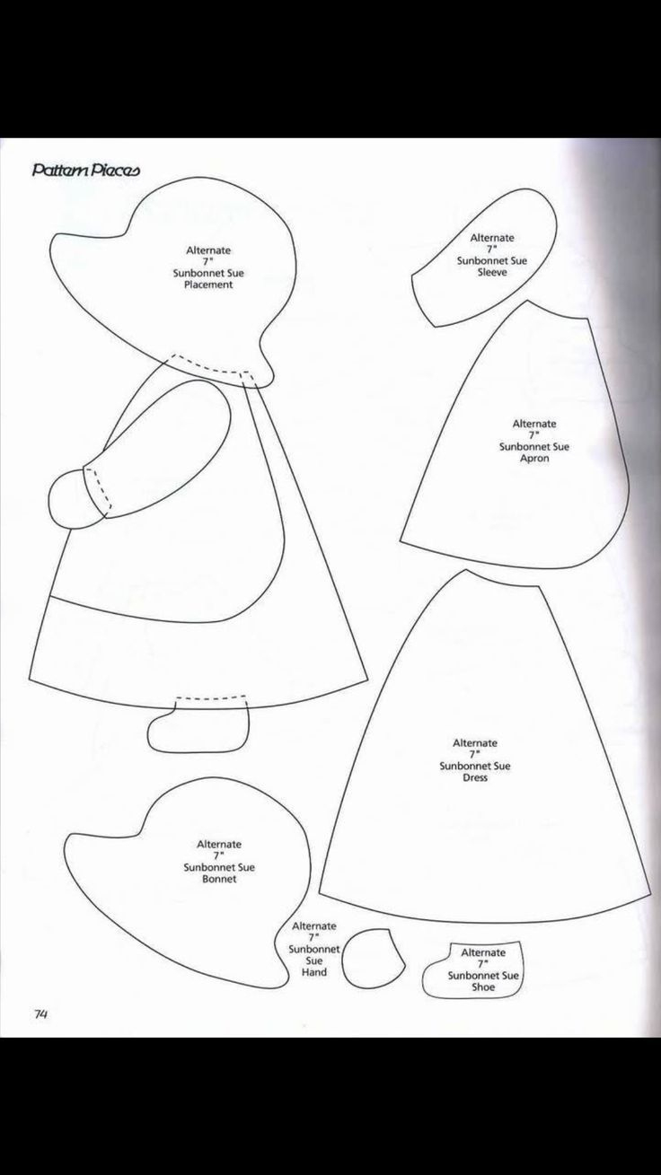 Pin Em Pachwork | Aplike Yorgan Desenleri, Örtü Desenleri within Free Printable Sunbonnet Sue Pattern