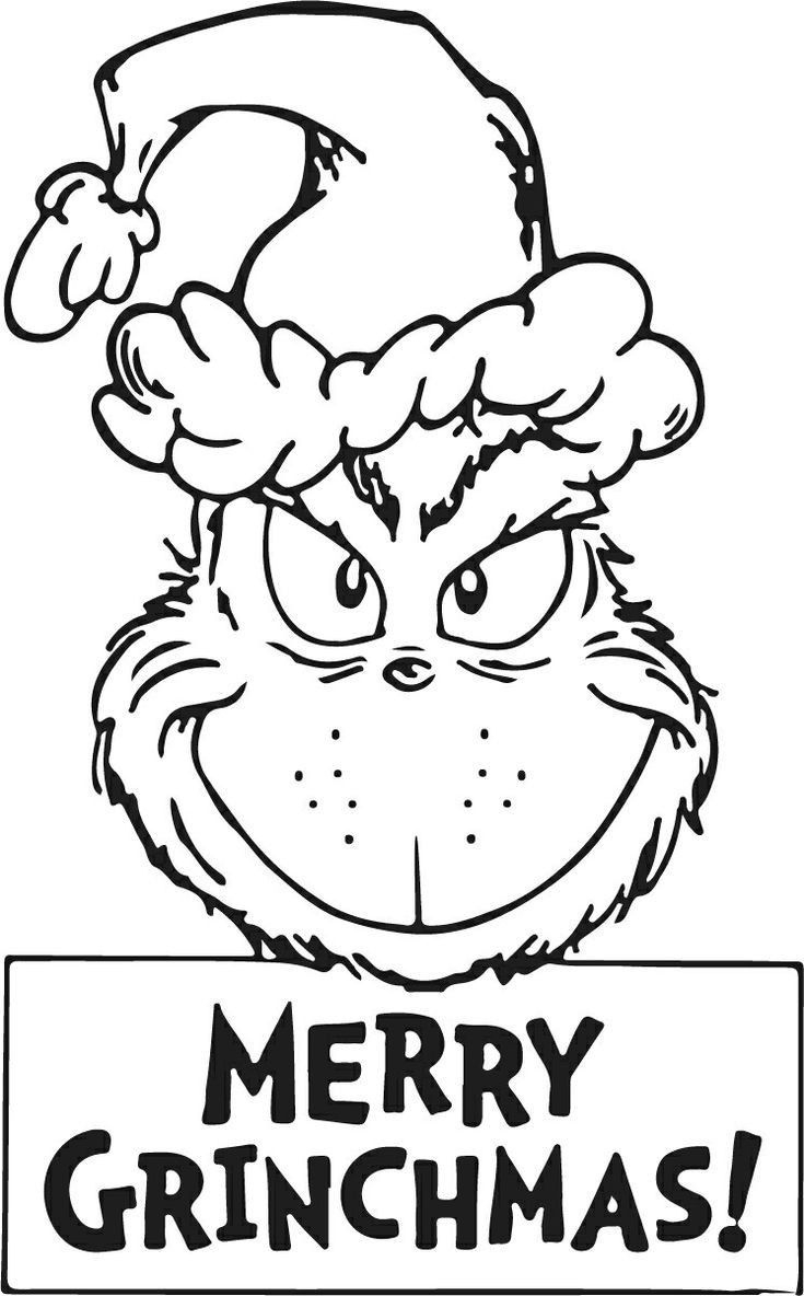 Pinvicki Whitney On Coloring | Grinch Coloring Pages pertaining to Grinch Face Stencil Free Printable