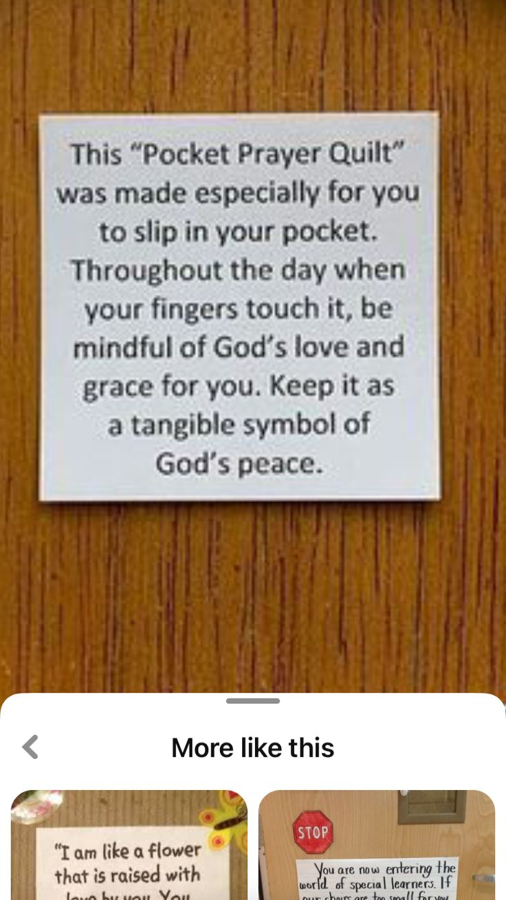 Pocket Prayer Quilt - A Special Gift For You throughout Free Pocket Prayer Quilt Poem Printable