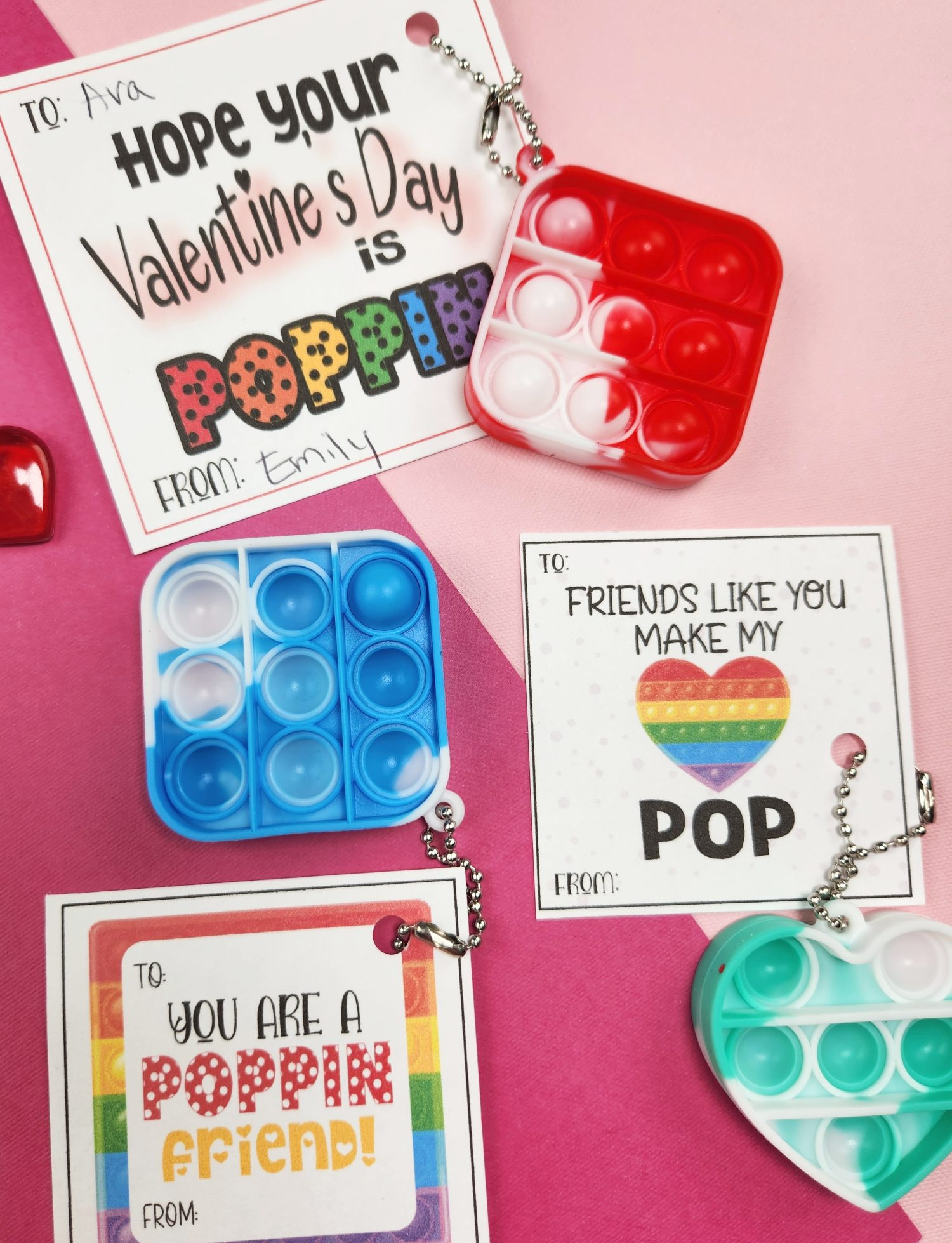 Pop It Valentines Printable (4 Free Versions!) - Leap Of Faith pertaining to Free Pop It Valentines Printable