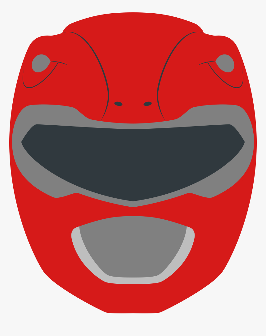 Power Rangers Clipart Helmet - Red Power Ranger Svg, Hd Png with regard to Power Ranger Mask Printable
