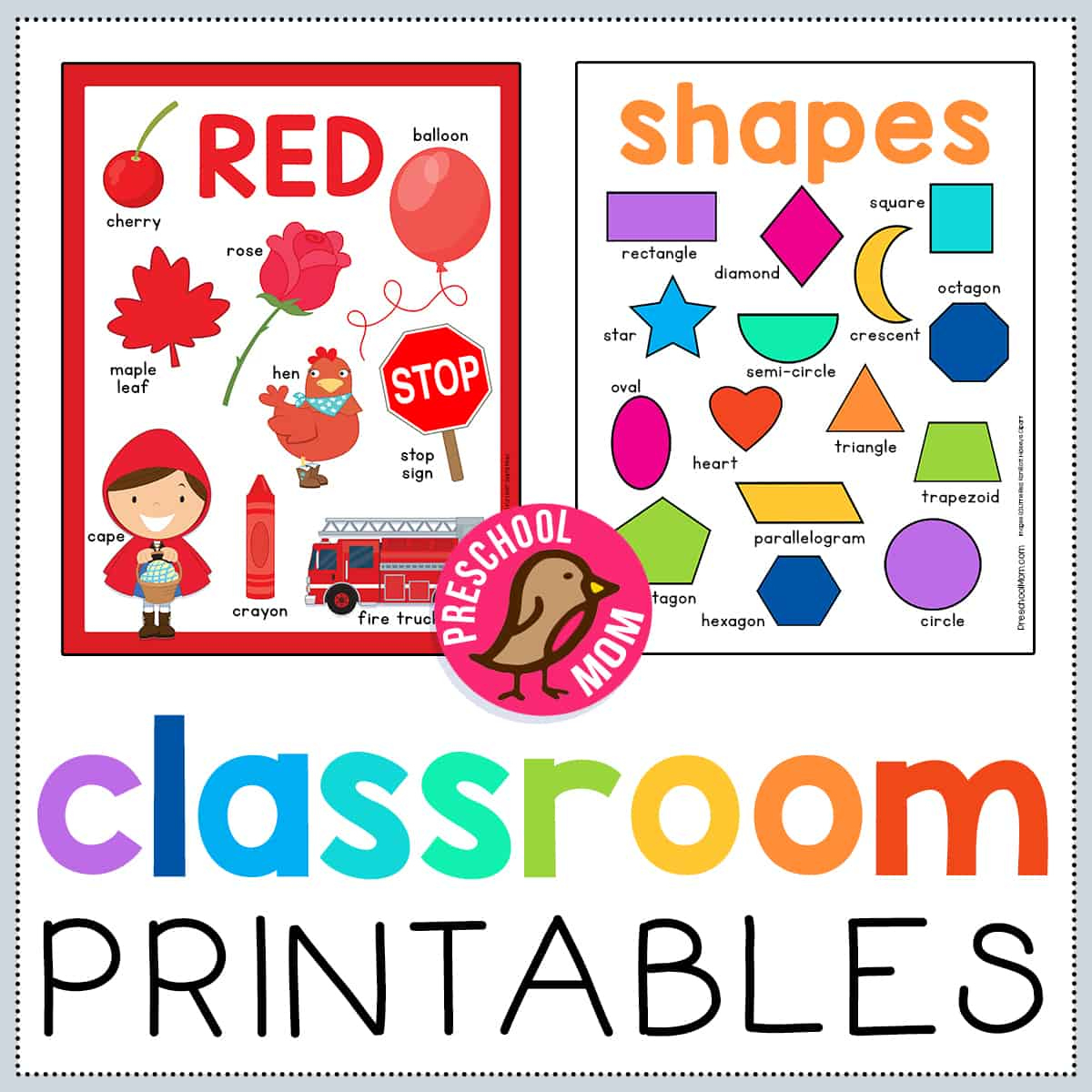 Preschool Classroom Printables - Preschool Mom throughout Circle Time Board Free Printables