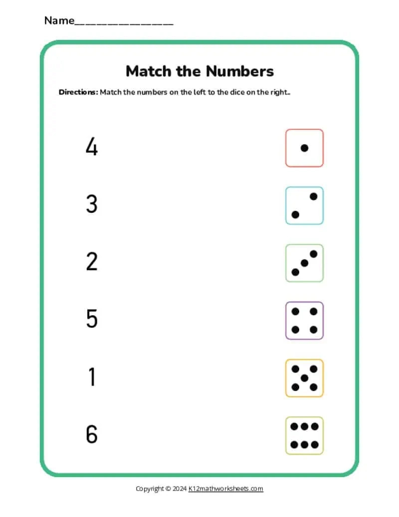 Preschool Number Worksheets with Preschool Numbers Worksheet Printable