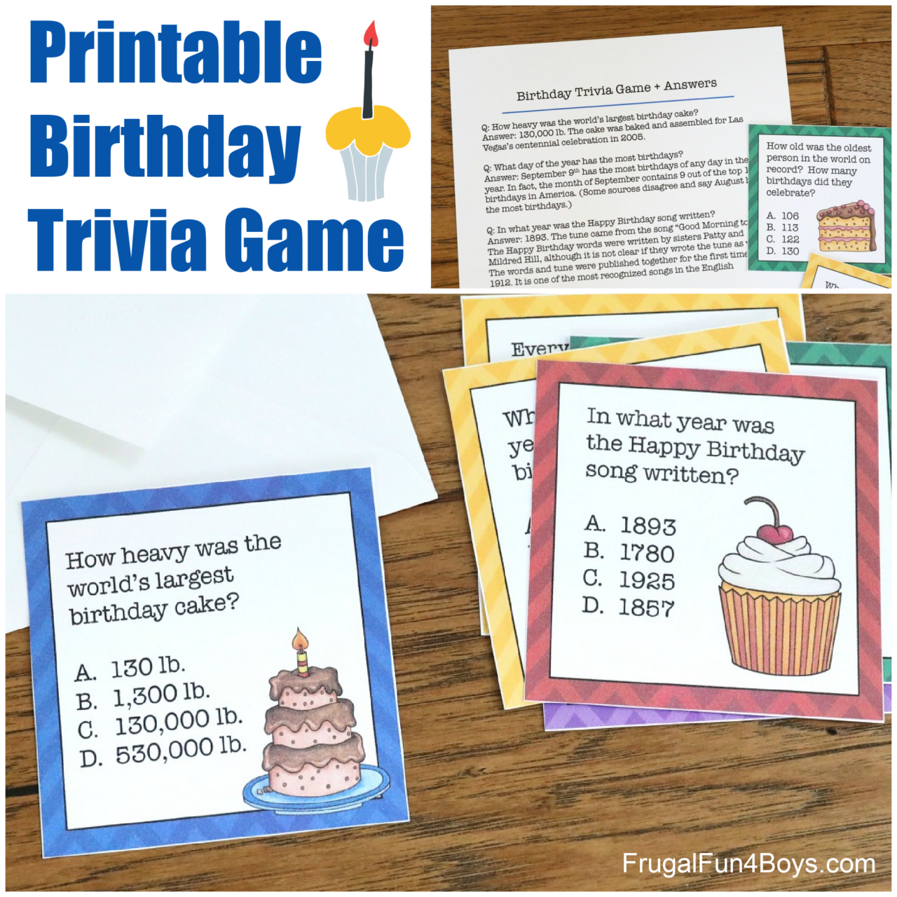 Printable Birthday Trivia Game - Frugal Fun For Boys And Girls throughout Free Printable Birthday Trivia Games