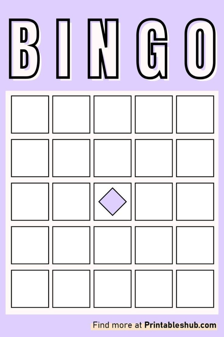 Printable Blank 5X5 Bingo Cards Templates inside 5x5 Bingo Card Maker