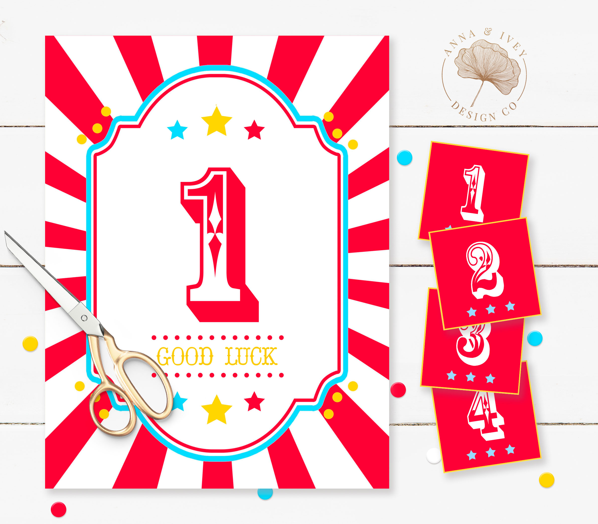 Printable Bright Red Circus/Carnival Cake Walk Game - Anna &amp;amp; Ivey inside Free Printable Cake Walk Numbers