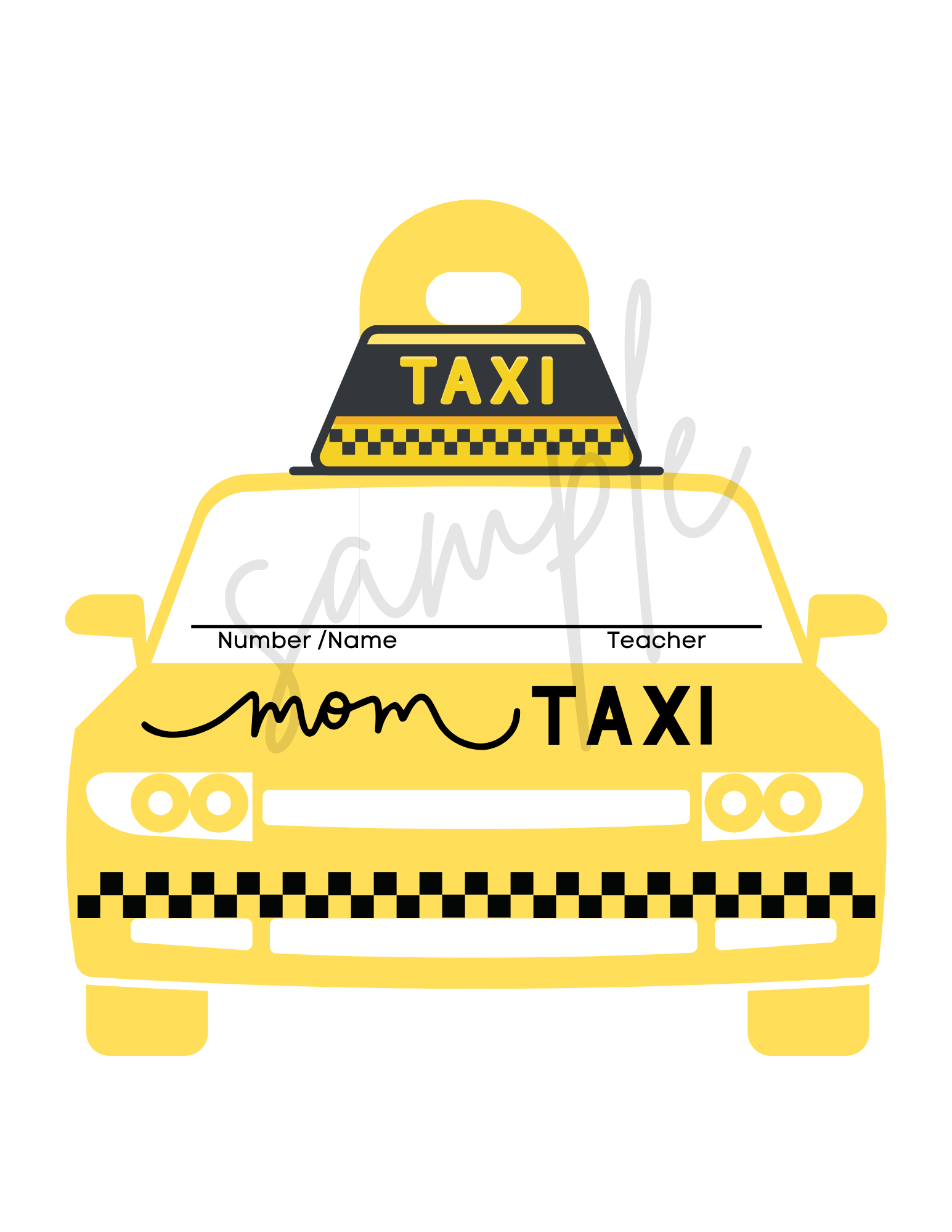 Printable Car Rider Hang Tag &amp;gt; From Under A Palm Tree for Printable Car Rider Tags For Schools
