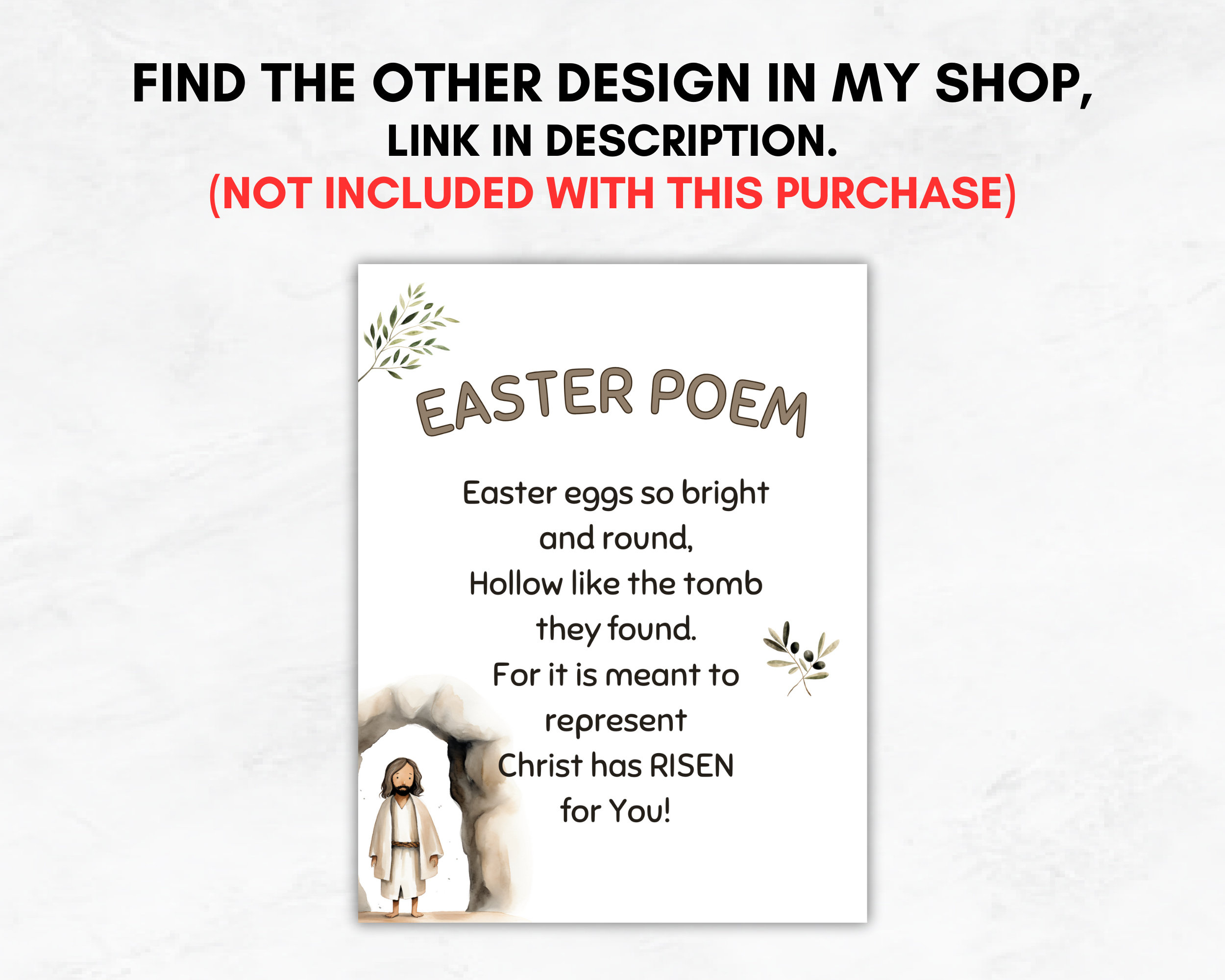Printable Easter Poem For Kids, Religious Easter Story, Easter within Printable Black Easter Speeches