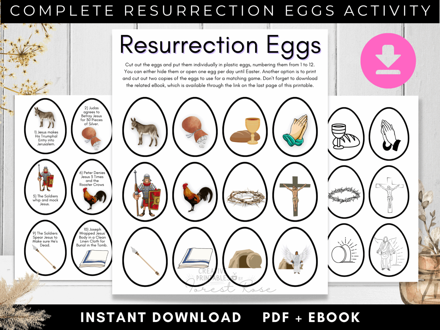 Printable Easter Resurrection Eggs - Kingdom First Motherhood inside Resurrection Eggs Printable Free