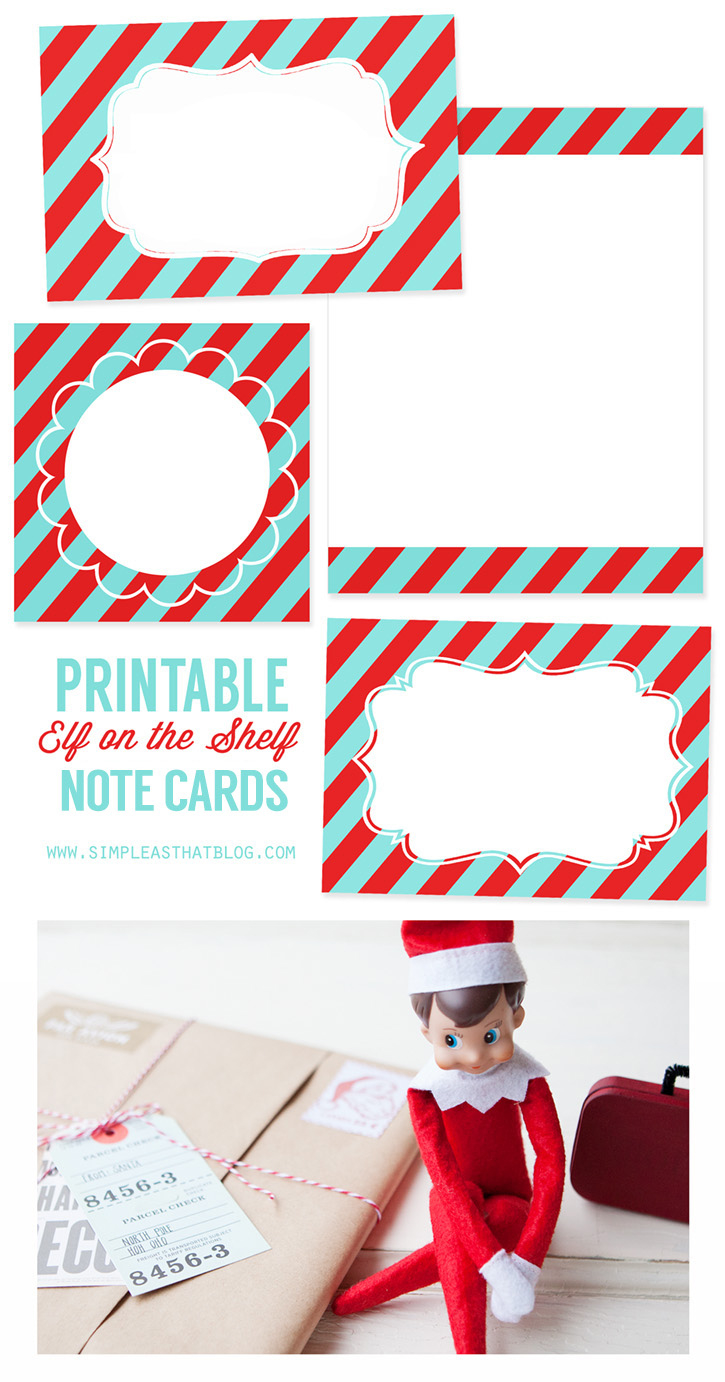 Printable Elf On The Shelf Note Cards regarding Elf On The Shelf Printable Note Cards Free
