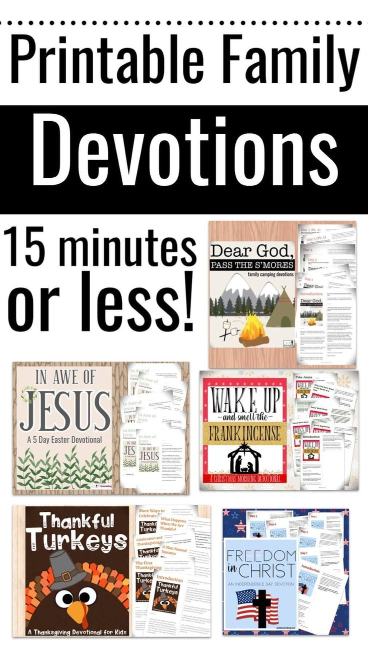 Printable Family Devotions in Free Printable Family Devotions