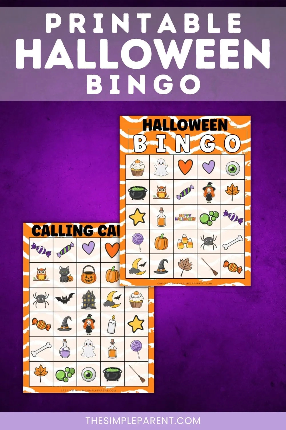 Printable Halloween Bingo (30 Cards &amp;amp; Calling Cards!) regarding Free Printable Halloween Bingo Cards For 30 Players