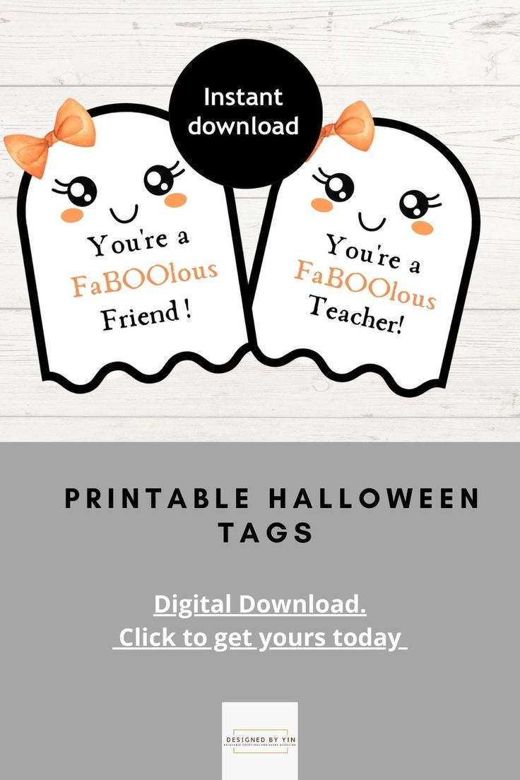 Printable Halloween Tags for Free Printable Halloween Tags For Teachers